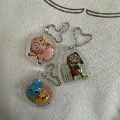 セリア トイストーリー ぷっくりアクリルキーホルダー