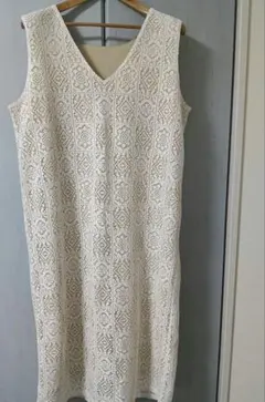 CLASSICAL ELF アイボリー レースワンピース Lサイズ