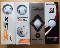 ゴルフボール 4種セットブリヂストン スリクソン タイトリスト