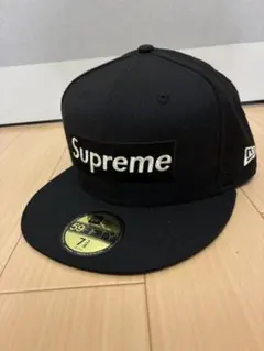 supreme レザー ベースボールキャップ 黒 Supreme ブラック レザー ベースボールキャップ