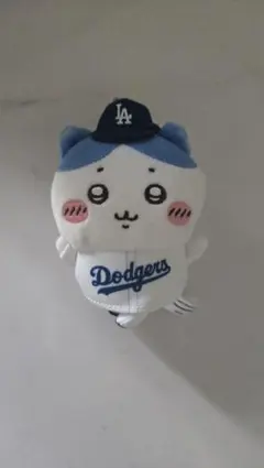 ハチワレ ドジャース マスコットキーホルダー