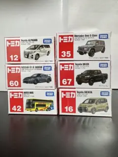 トミカ ミニカーセット 6台まとめ売り