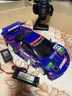タミヤTT-02シャーシ及びボディ、プロポセット売りジャンク品 付属品多