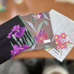 renoma他 花柄ハンカチ 3枚セット新品