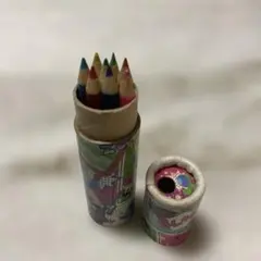 円柱型　色鉛筆 8本セット