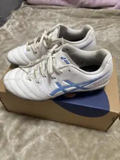 asics DS LIGHT サッカーシューズ ホワイト/ブルー