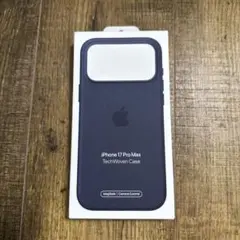 純正品　iPhone 17 Pro Maxテックウーブンケース ブルー新品未開封