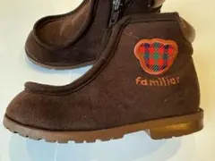 familiar ブラウン キッズブーツ 　　１5cm