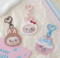 ラブブ　キーホルダー　アクリル　　3点セット
