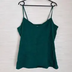 OLD NAVY ダークグリーン Vネックキャミソール XLサイズ