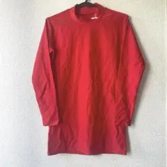 PUMA／プーマ ジュニア長袖アンダーシャツ インナーシャツ レッド 150