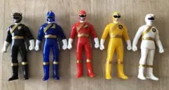 戦隊ソフビ　5体セット　No.３