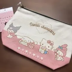 サンリオ ハローキティ クロミ マイメロ シナモンロール ポーチ