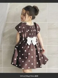 アプレレクール◆パフスリーブバックリボンワンピース