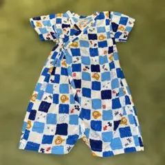 夏物値下げ！美品☆ミキハウス　ホットビスケッツ☆ロンパース　甚平　70-80