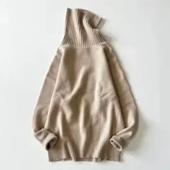▼美品✨名品✨ドゥーズィエムクラス ミドルゲージ タートルニット ウール100