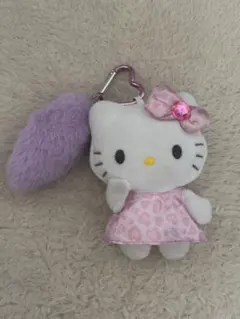 ハローキティ キーホルダー レオパード柄