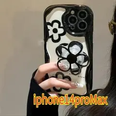 【人気】新品未使用　iphone14proMax 花模様　可愛い母の日父の日