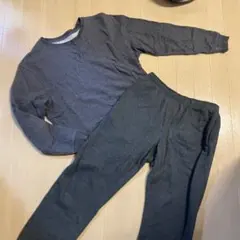 メンズ ルームウェア セットアップ ダークグレー