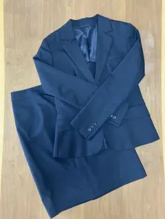 スーツセレクト リクルートブラックスーツ ジャケットとスカートセット