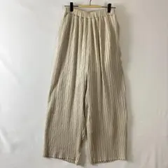 プリーツワイドパンツ リップスター 新品 ワッシャープリーツ