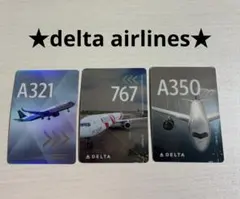 デルタ航空 トレーディングカード2枚セット - メルカリ