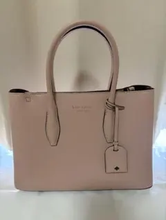 kate spade NEW YORK リバーシブルトート ホワイト×ピンク - メルカリ