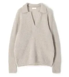 トゥモローランド ボールジィ / パフミックス ポロ ニット グレー セーター