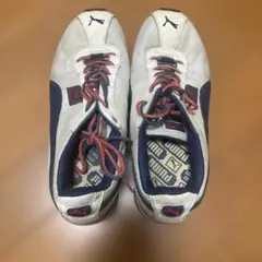 PUMA スニーカー ホワイト ネイビー レッド