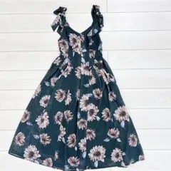 herlipto Sunflower-Printed Midi Dressのサムネイル
