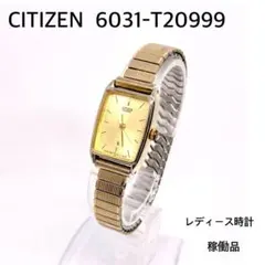 稼働　CITIZEN レディース腕時計 6031-T20999 新品電池交換済のサムネイル