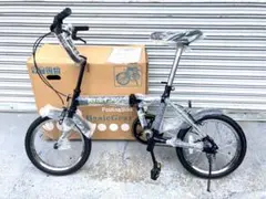 最終価格 パナソニック ミニベロ 折りたたみ自転車 レトロ ビンテージ