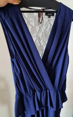 GIRL ペプラム オールインワン