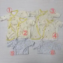 ミキハウス　新生児肌着　6枚セット