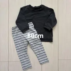 H&M ベビー　セットアップ　スウェット　パンツ　80cm