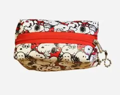 スヌーピーキャラクター小型ポーチ