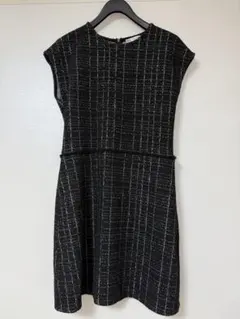 ZARA ツイードミニワンピース