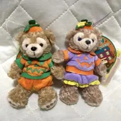 ダッフィー シェリーメイ　ハロウィン2010 ぬいぐるみキーホルダー