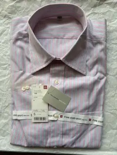 ユニクロ ファインクロス ストライプシャツ