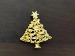 ●R J GRAZIANO ブローチ クリスマスツリー ゴールド アクセサリー