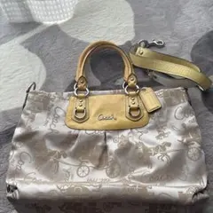 Coach トートバッグ 馬車柄