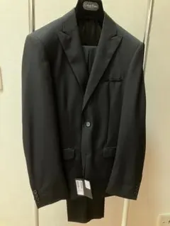 【未使用】結婚式にCalvin Kleinブラックスーツ2Bセットアップ欧州購入