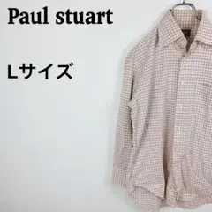 Paul Stuart ポールスチュアート チェック柄シャツ Lサイズ 三陽商会のサムネイル