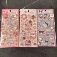 キラキラジュエルシール　クロミ　マイメロ　シュガーバニーズ