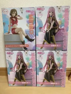 巡音ルカ　MEIKO ぬーどるストッパー　フィギュア　初音ミク