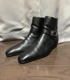 チェザーレパチョッティ レザージョッパーブーツ 黒 26.5cm イタリア製 