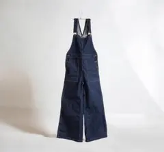 GUデニムサロペット デニムバギーサロペットパンツネイビー Sのサムネイル
