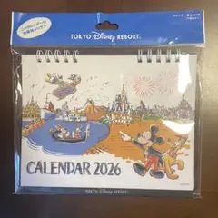 TOKYO DISNEY RESORT 卓上カレンダー 2026年のサムネイル