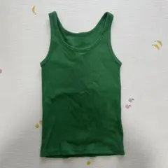LOWRYS FARM グリーン タンクトップ フリーサイズ