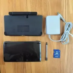 【動作確認済】ニンテンドー3DS 本体ブラック 充電器セット